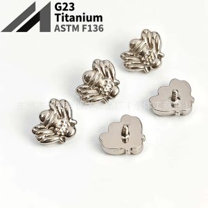 F136 Titanium Smooth Bee Internally Threaded Earring Nose Nail Ear Bone Nail Cochlea G23 Titanium Alloy Human Body Piercing Jewelry