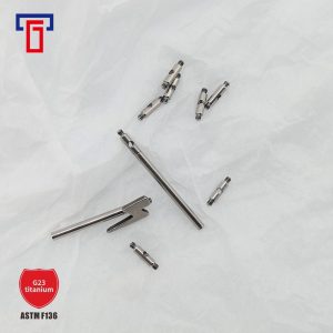 G23 Titanium Extension Rod 14G Single Hole Double Thread DIY Internal Thread Straight Ear Bridge Piercing 4mm Bar