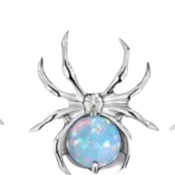 F136 Titanium Spider Opal Lip Nail Jewelry Head G23 Titanium Alloy Ear Nail Replacement Head Human Body Piercing Bone Nail Snail Nail - Image 5