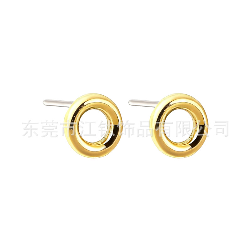 Rose Gold G23 Titanium Alloy Cartilage Hoop Earring 16G Geometric Round Simple Body Piercing Jewelry - Image 5
