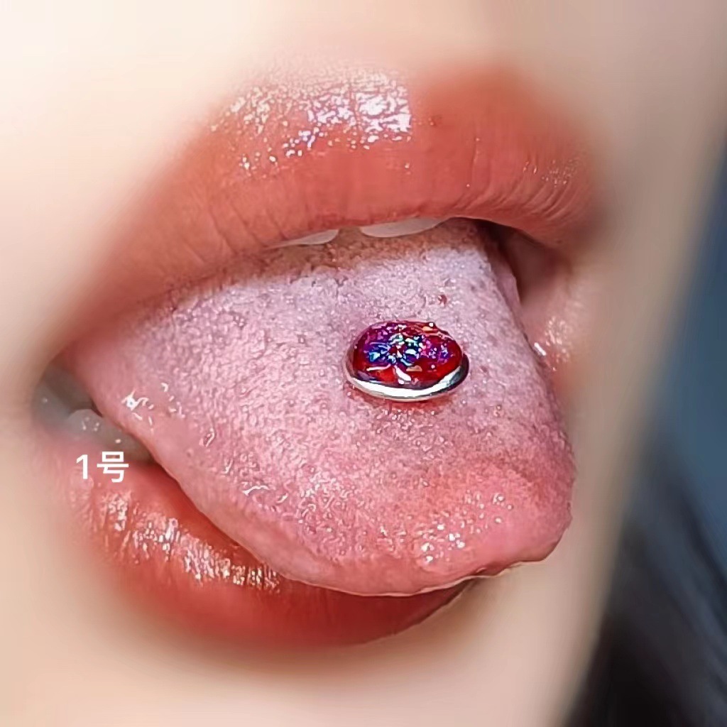 Tongue Piercing Barbell Stainless Steel Externally Threaded Tongue Ring Niche Hot Girl Punk Jewelry Wholesale - Image 3