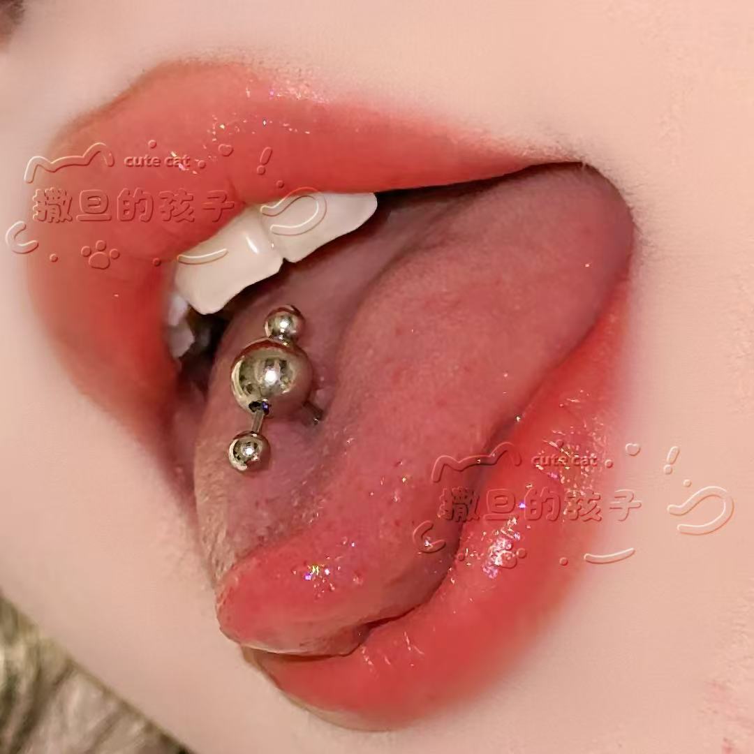 Satan's Child Dimensional Tongue Nail Drinkable Tongue Ring Tongue Nail Chain Sexy Cool European American Piercing Jewelry - Image 2
