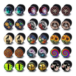 Retro Ethnic Star Stainless Steel Ear Clip - Fashion Earring for Men Women