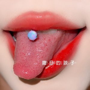 F136 Titanium Alloy Tongue Nail Nebula Opal Tongue Barbell Tongue Ring Piercing Jewelry Wholesale