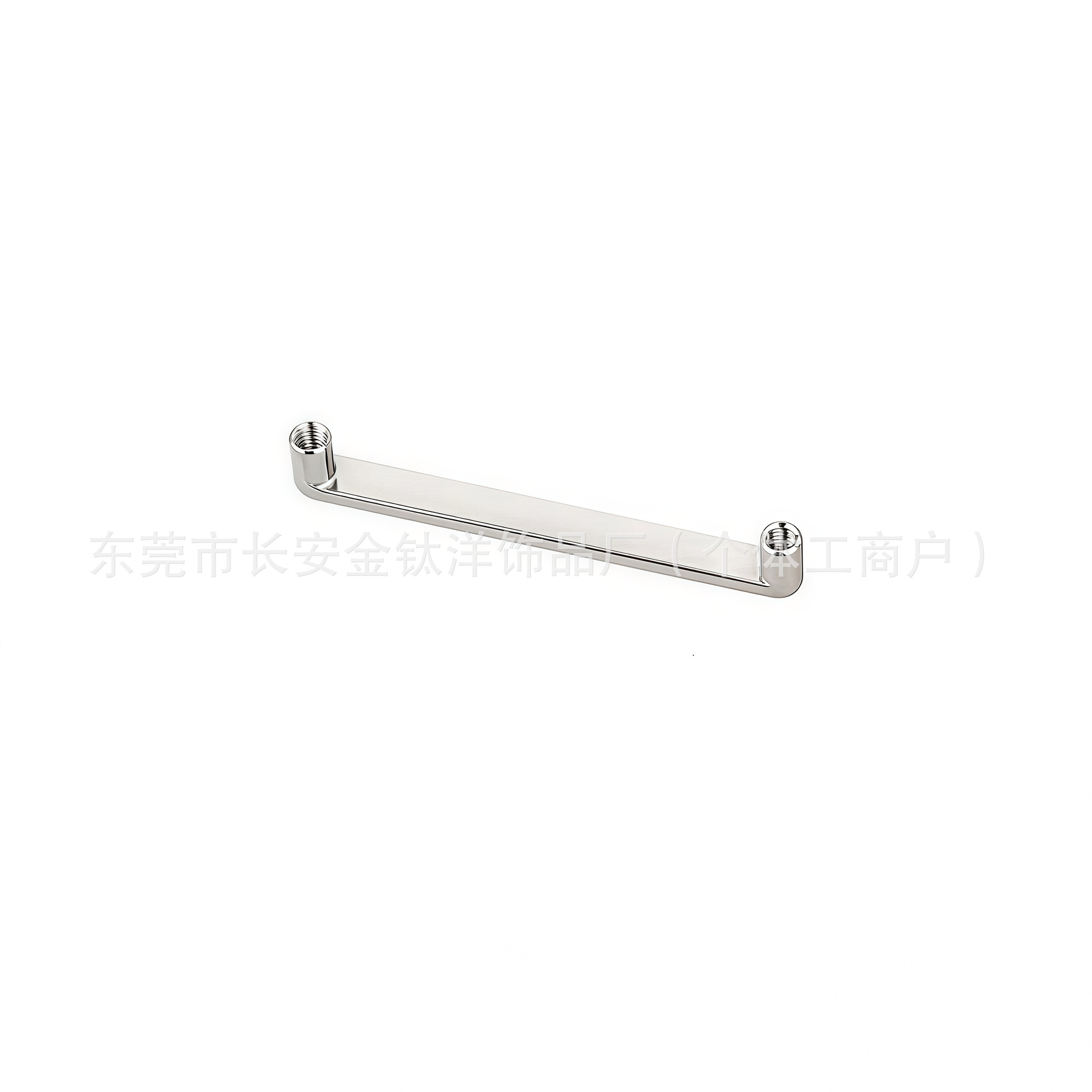 F136 Titanium Internally Threaded Double Head Locking Bone Nail Body Piercing Jewelry 1.6mm x 20mm - Image 2