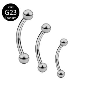 G23 Titanium Alloy Outer Thread Titanium Ball Round Cake Lip Nail Tongue Nail Eyebrow Nail Pure Titanium Body Piercing Jewelry
