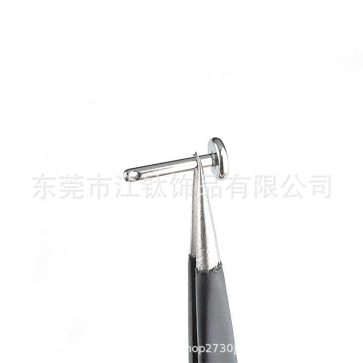 F136 Titanium Side Threaded Ear Bone Nail G23 Titanium Alloy Body Piercing Earrings - Image 5