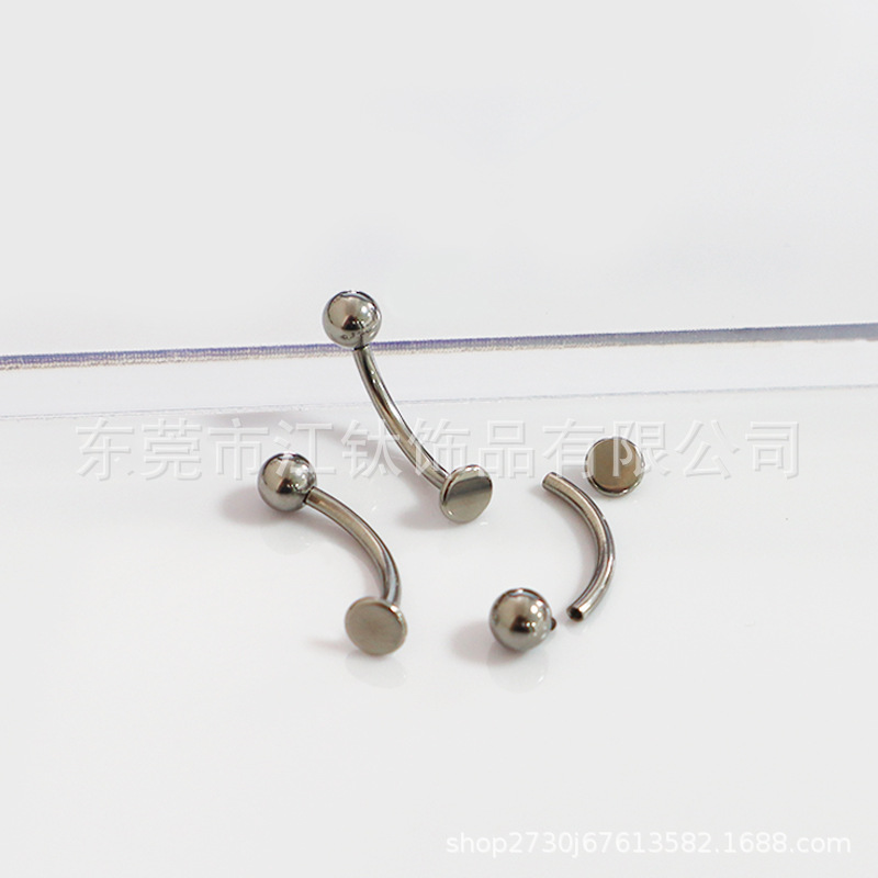 Titanium Navel Ring Ball Plane Belly Button Piercing Jewelry G23 Alloy Suspension Navel Ring Hot Sale - Image 2