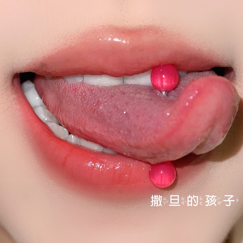 Satan's Children 16G Tongue Barbell Titanium Steel Tongue Ring Spice Girls Flash Tongue Piercing Jewelry - Image 4