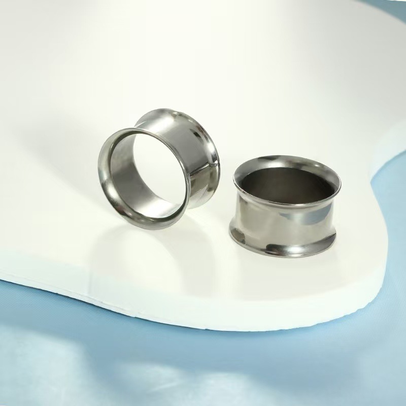 G23 Titanium Toothless Dual Speaker Auricular Ear Expander Body Piercing Jewelry 16mm - Image 3