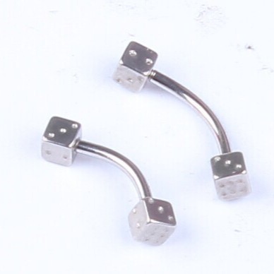 Fashion Curved Barbell Lip Ring Nose Nail Lip Stud Ear Stud Basic Piercing Jewelry - Image 3