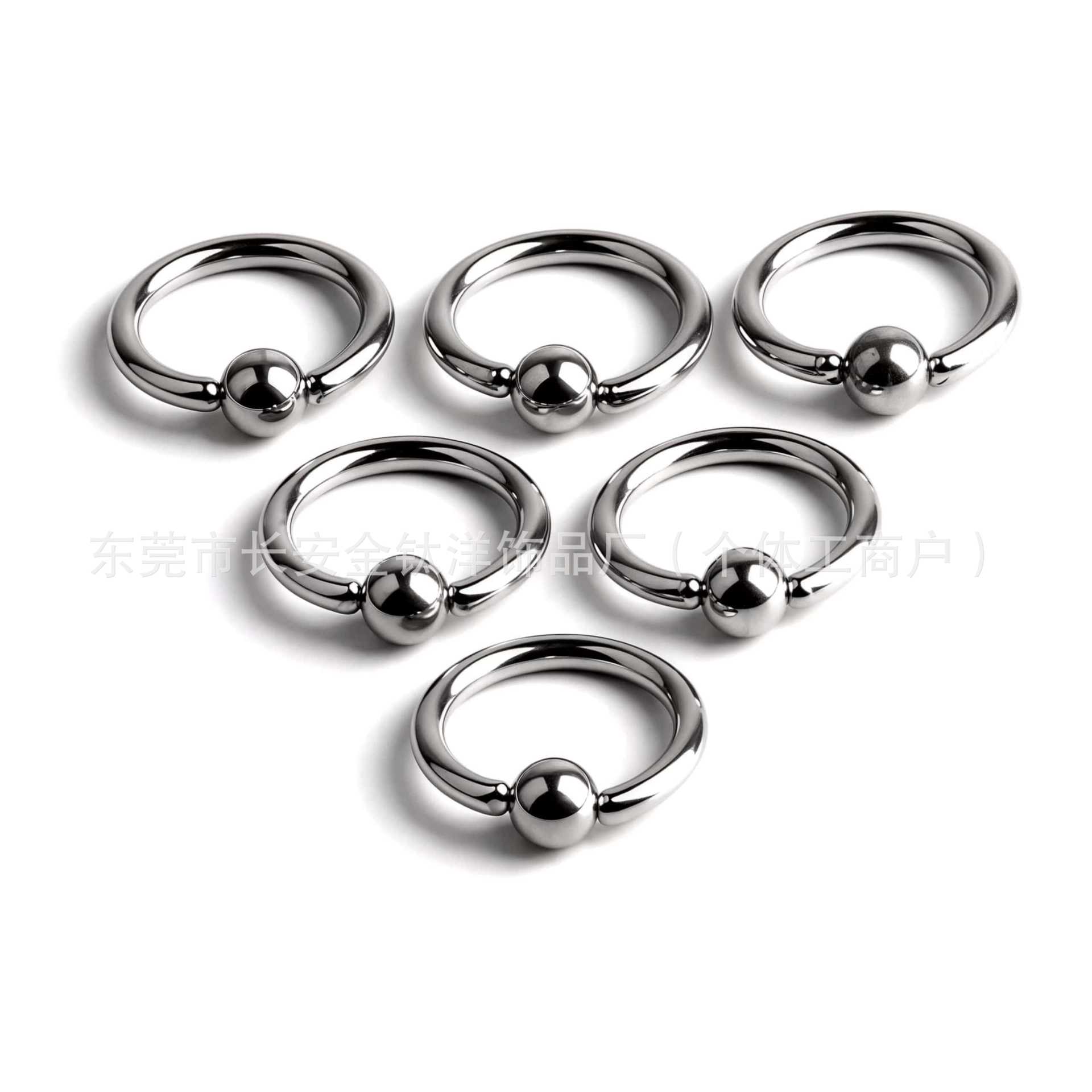 F136 Titanium Ball Ring BCR Multi-Purpose Nose Ring Lip Ring Universal Ring G23 Titanium Alloy Piercing Jewelry Ear Bone Ring - Image 2
