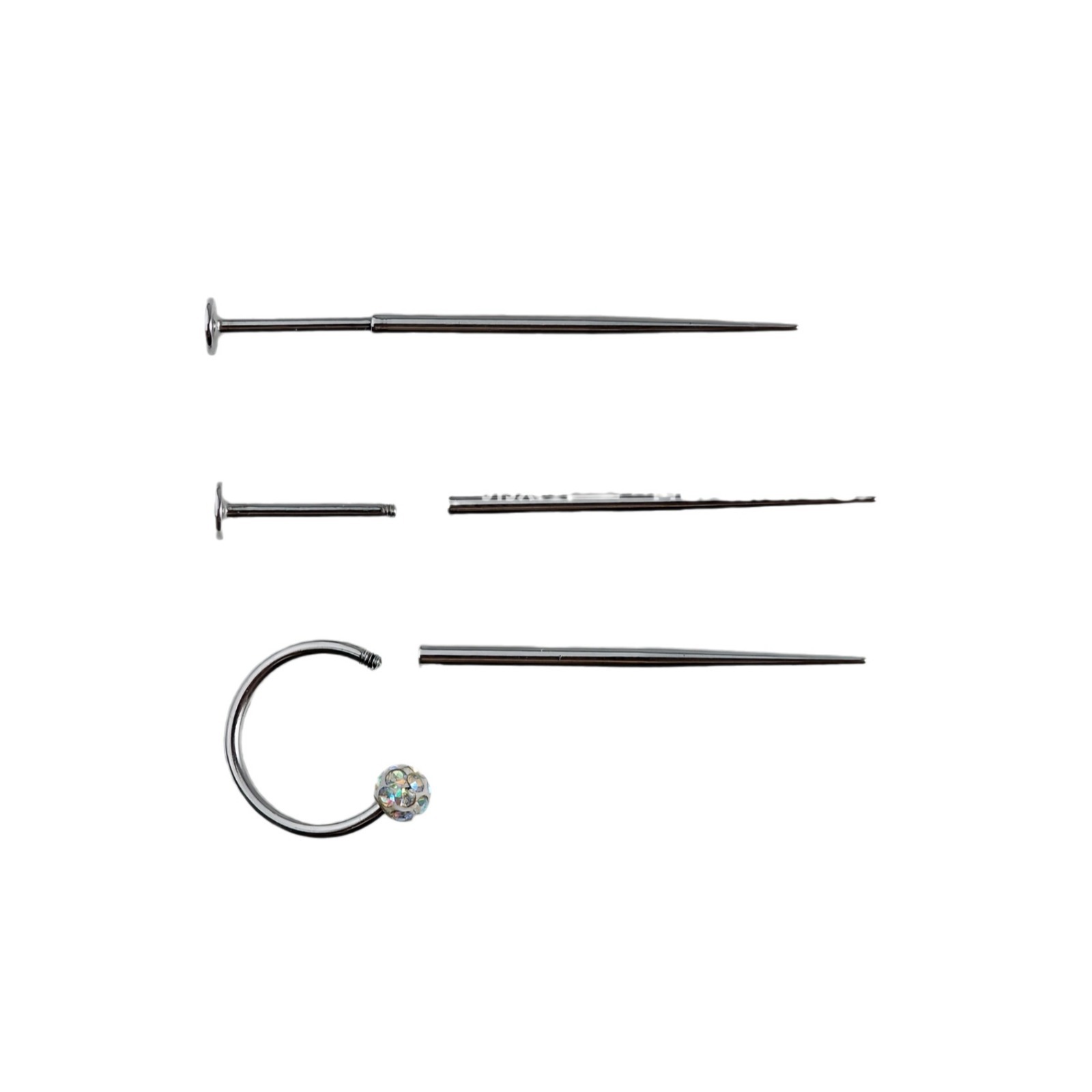 Guide Pins for Lip Nail Tongue Nail Various Types External Thread Internal Thread Umbilical Nail Ear Nail Eyebrow Nail Auxiliary Guide Rod 1.6mm 2024 Fall - Image 5