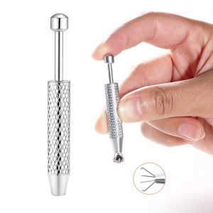 Stainless Steel Piercing Guide Rod Guide Needle Titanium Steel Auxiliary Piercing Gripper Internal and External Tooth Ear Stud Tongue Stud Insertion Rod