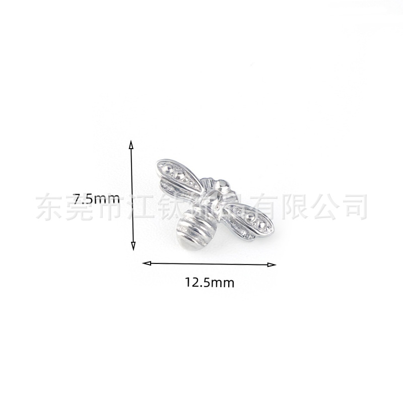 G23 Titanium Ear Bone Earring Bee Dragonfly Cross-border Hot Piercing Jewelry for Men Women - Image 3