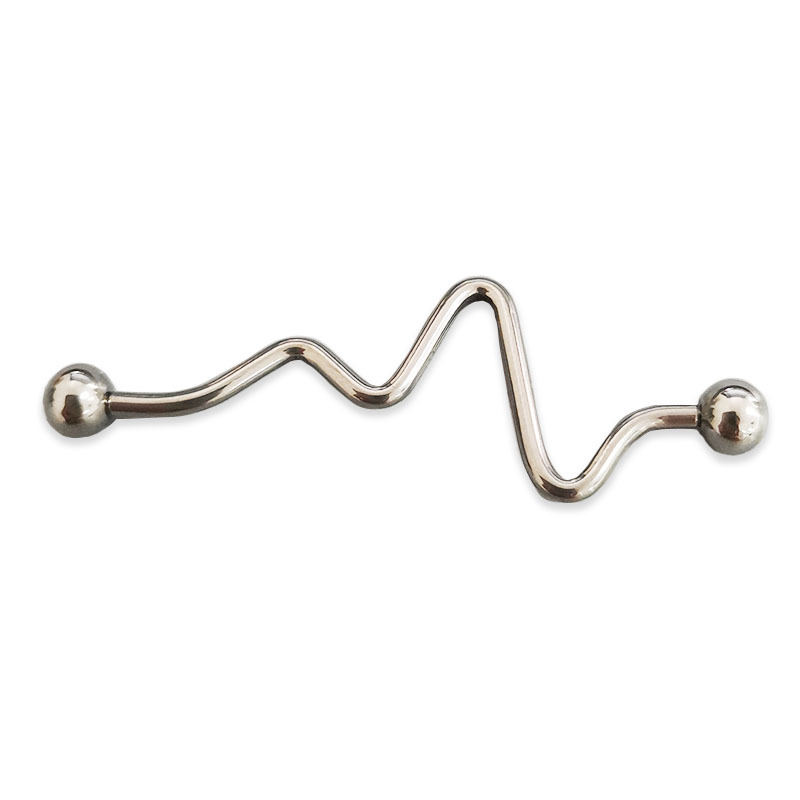G23 Titanium 14g Ear Bridge Cartilage Nail ASTM F136 Polished Body Piercing Jewelry Gold - Image 5