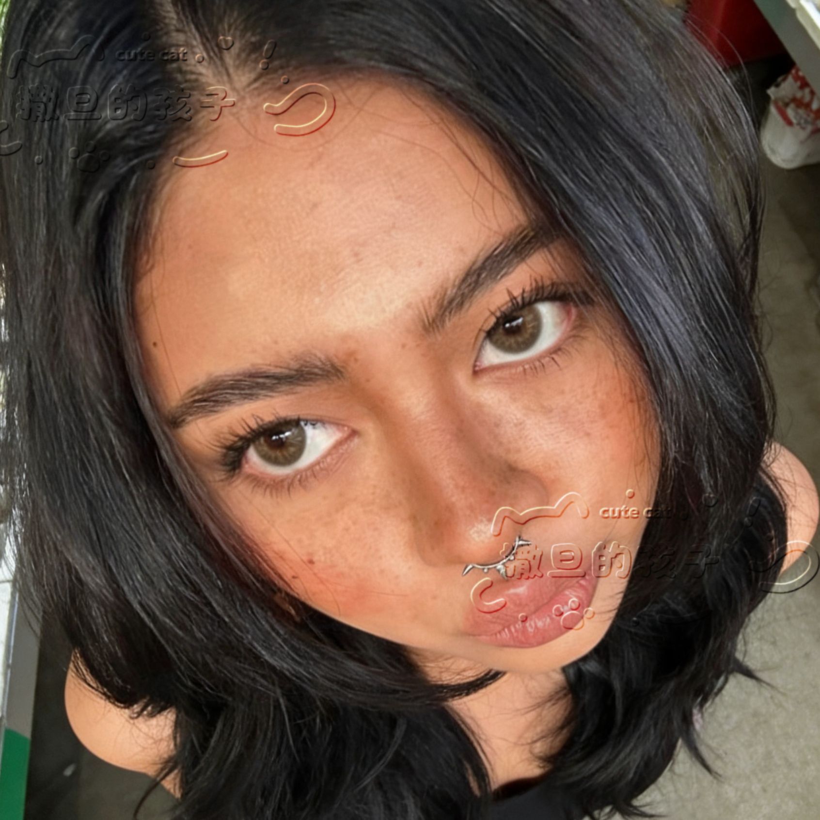 Satan's Children Pointed Cone Septum Ring Nose Stud Lip Ring Ear Cartilage Hoop 316L Surgical Steel Piercing Jewelry - Image 3