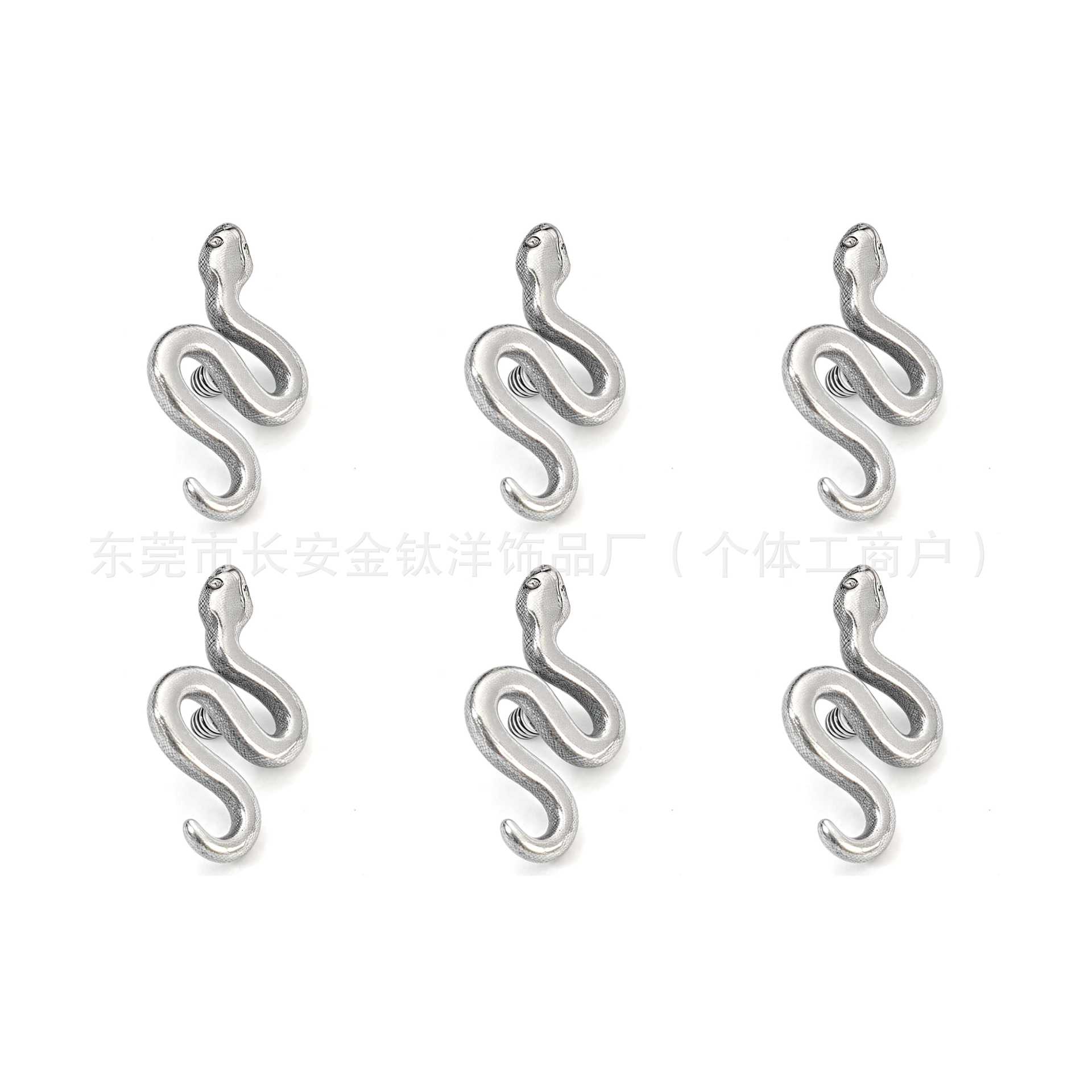 F136 Titanium 1.6mm Snake Tongue Barbell - G23 Titanium Alloy Body Piercing Jewelry for Tongue, Clavicle, Bone - Image 5