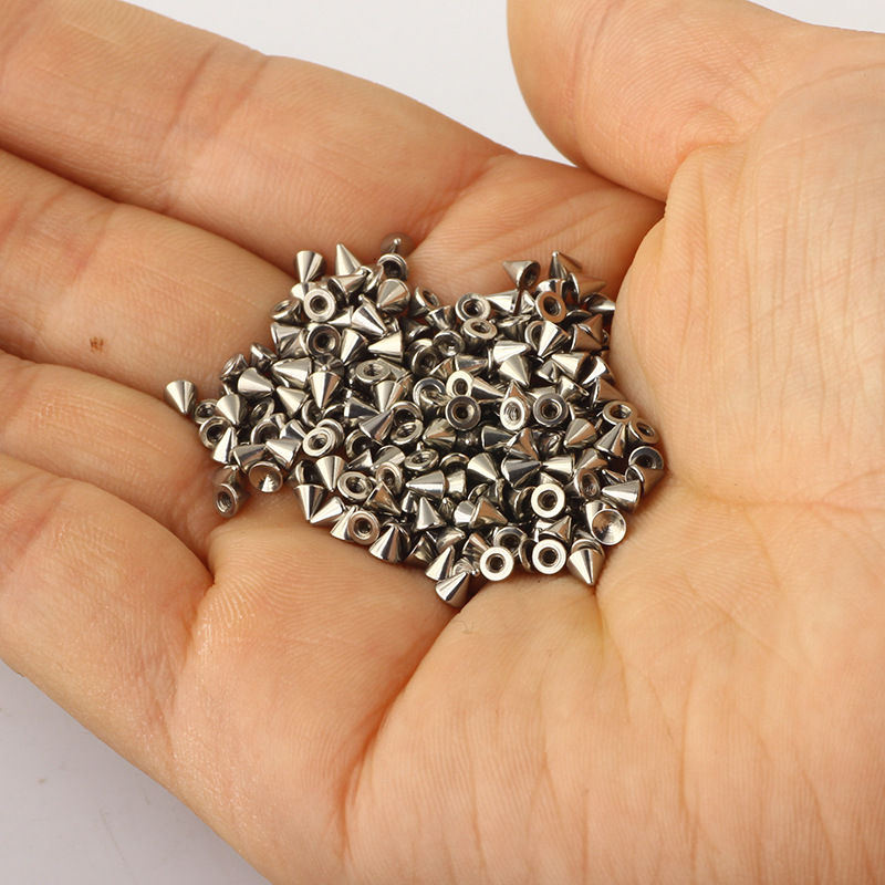 Wholesale 1.2mm Thread Stainless Steel Cone Piercing Jewelry Accessories - Replacement Ball for 1.6mm Horseshoe Ring Lip Nail - Image 4