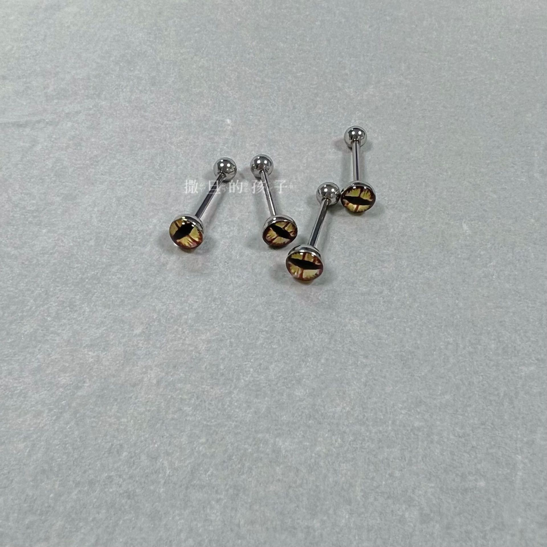 Hot Punk Design Tongue Ring - 316L Surgical Steel Tongue Barbell, 12mm Bar Length, 1.6mm Thick, Wholesale Body Piercing Jewelry - Image 5