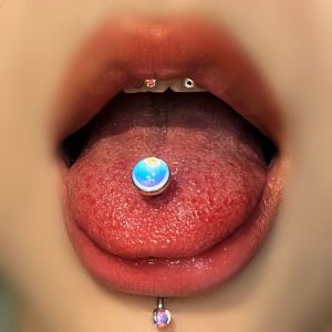 Titanium Steel Tongue Ring Piercing Jewelry 12mm Bar Length 1.6mm Thick Hot Style