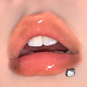 Cute Kitty Cat Lip Piercing Internally Threaded Titanium Steel Sweet Ear Bone Piercing Jewelry for Women Hot Girl