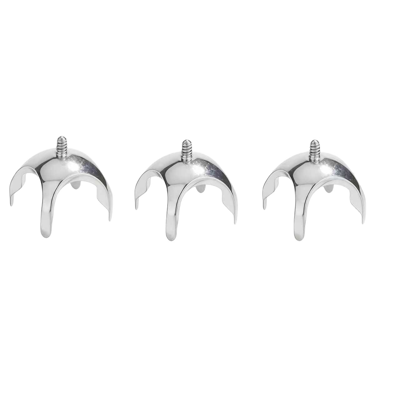 F136 Titanium Alloy Four-Claw Earrings 0.6/0.9mm Threaded Bowl Holder Tip Holder Lip Nail Rod Tongue Nail Claw Jewelry - Image 5