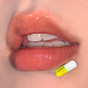 4-Color Capsule Lip Nail Titanium Steel External Thread European American Hot Girl Style Acrylic Piercing Jewelry