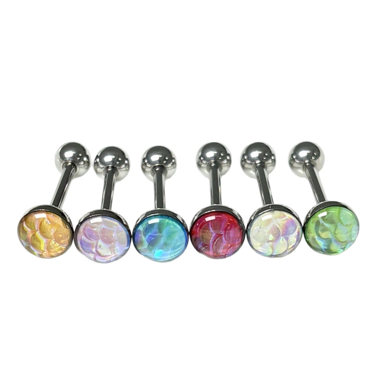 Shining Mermaid Legend Tongue Nail Steel Titanium External Thread Tongue Piercing Jewelry Wholesale - Image 5