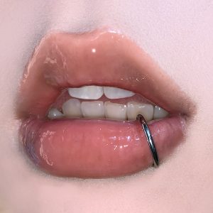 Titanium Steel Seamless Lip Ring Hoop 12mm Diameter 1.2mm Thick Plain Sleek Piercing Jewelry Wholesale