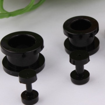 Acrylic Resin Cylindrical Pulley Earring Ear Expansion Jewelry 8mm - Wholesale - Image 3