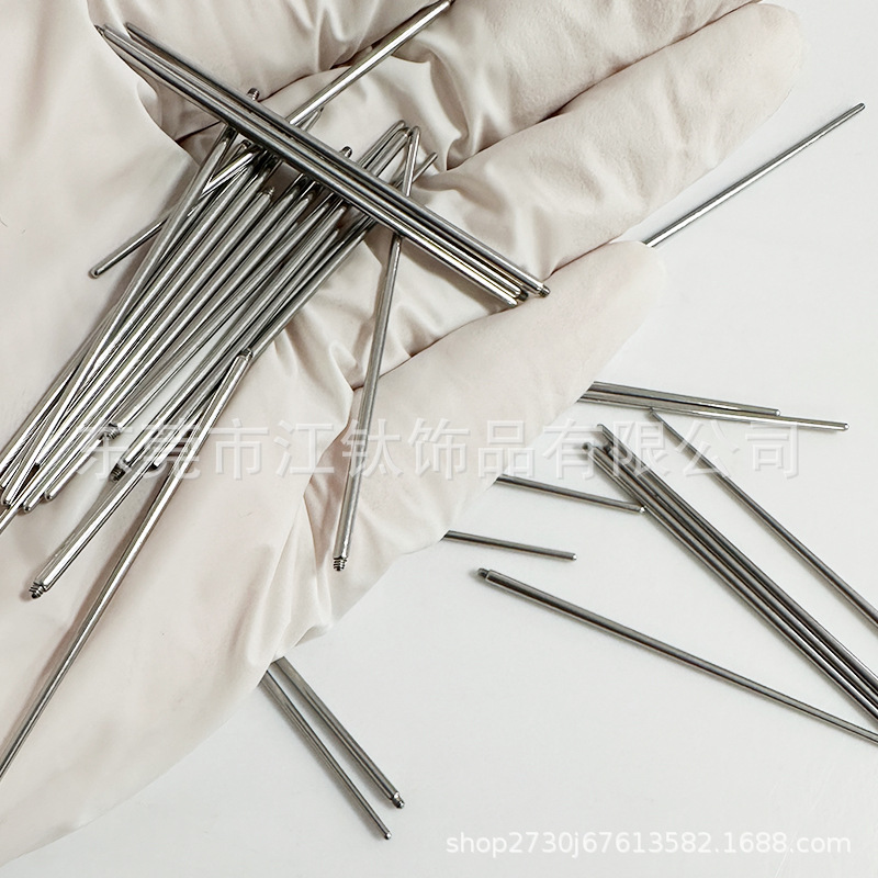 F136 Titanium Piercing Guide Needle 50mm Pin Threaded Puncture Tool Surgical Steel Alternative - Image 3