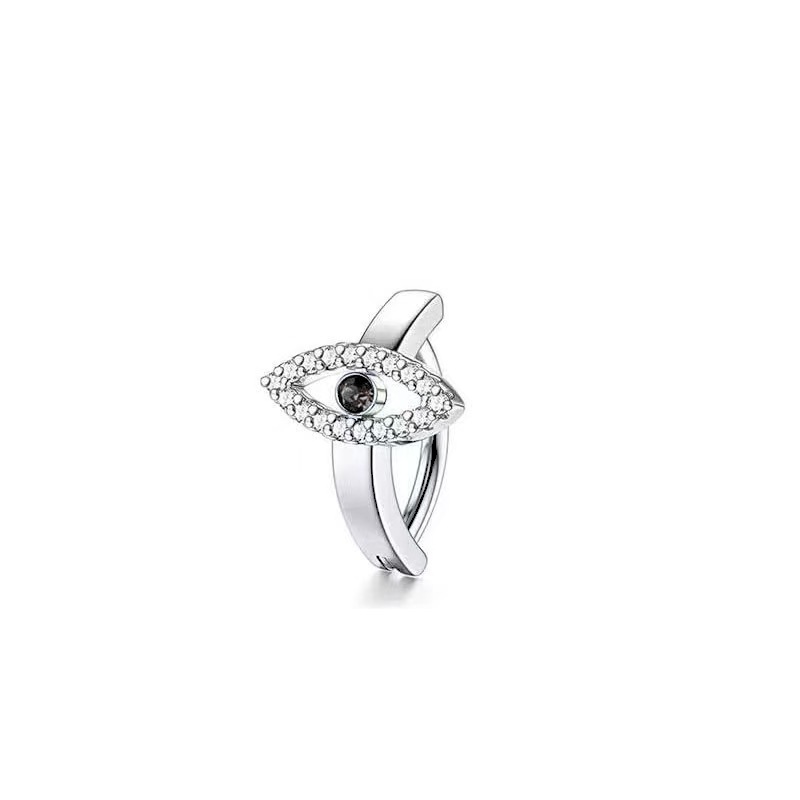 Cross-border Hot-selling Simple Stainless Steel Demon Belly Button Ring - Unisex Navel Nail - Upside Down Belly Buckle Body Piercing - Image 5