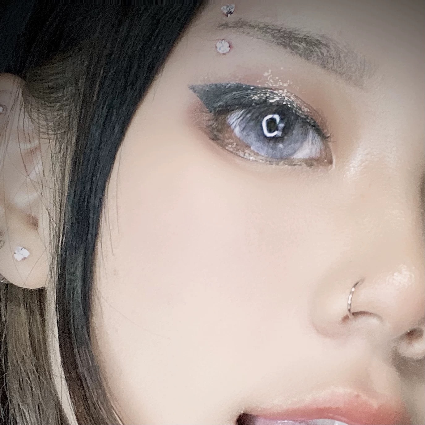 Red 316L Surgical Steel Curved Barbell Eyebrow Piercing Jewelry 12mm Bar 1.2mm Thick - Image 4