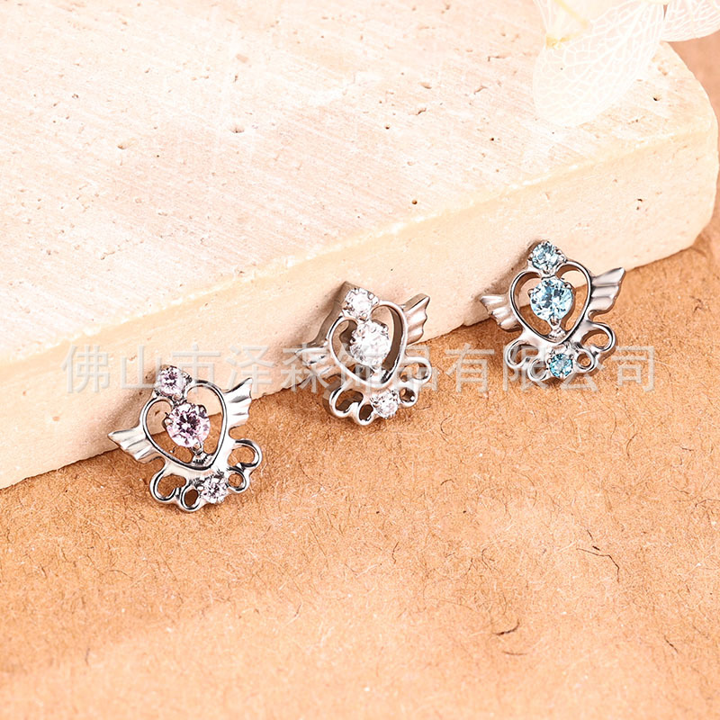 F136 Titanium Alloy Magic Wand Fairy Wand Stud Earring Lip Nail Tongue Ear Bone Body Piercing Jewelry Wholesale - Image 3