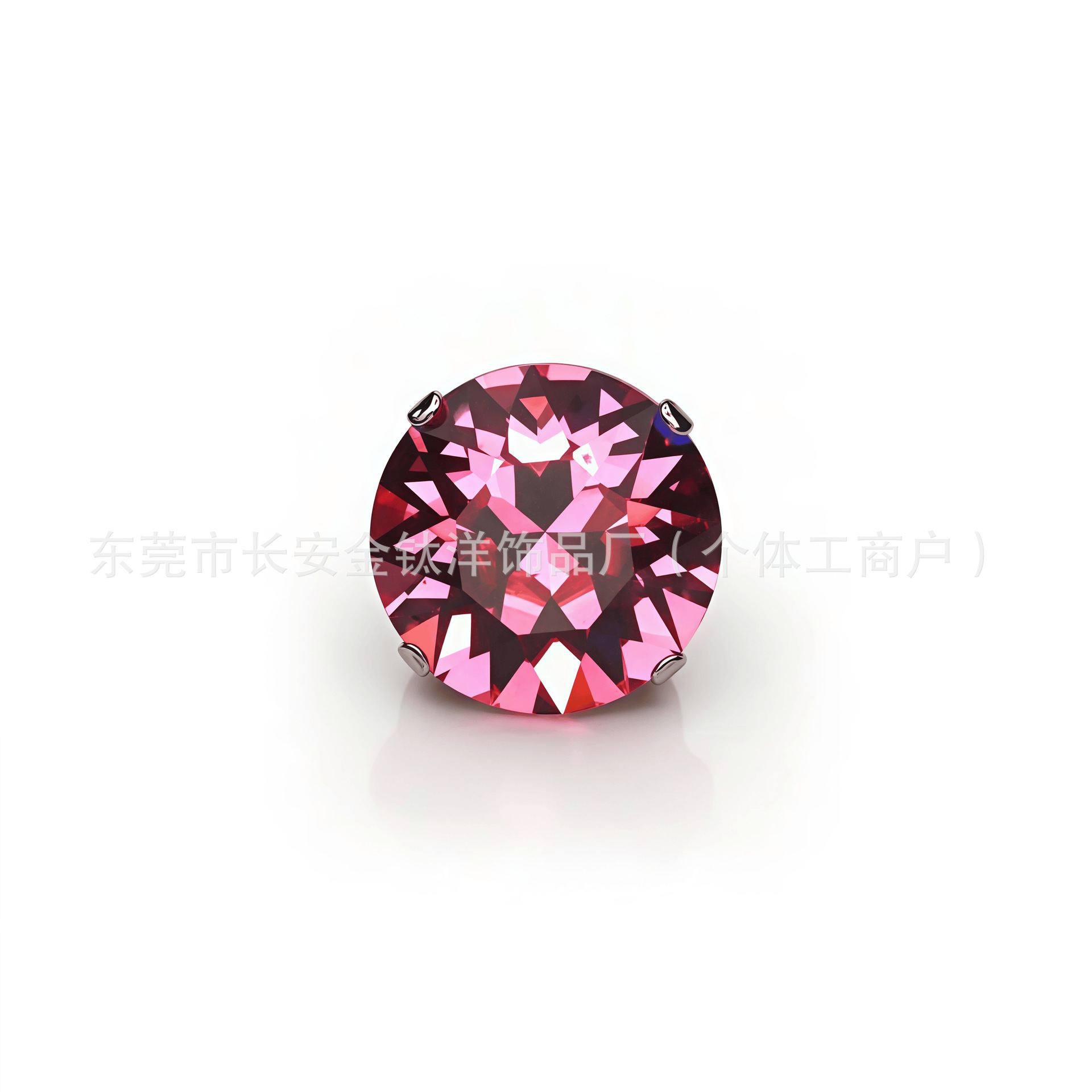 F136 Titanium Inner Thread Round Bottom Huazi Earrings Swarovski Lip Nails Ear Bone Nails G23 Titanium Alloy Body Piercing Jewelry - Image 4