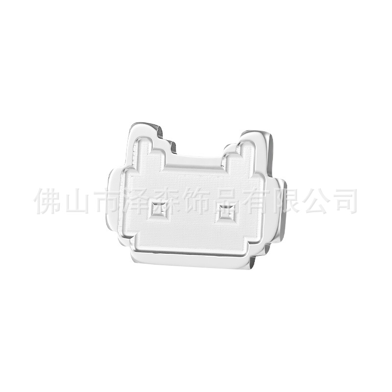 F136 Titanium Alloy Earrings Pixel-Style Cartilage Studs Mosaic Lip Labret Studs Tongue Barbell Body Piercing Jewelry - Image 5