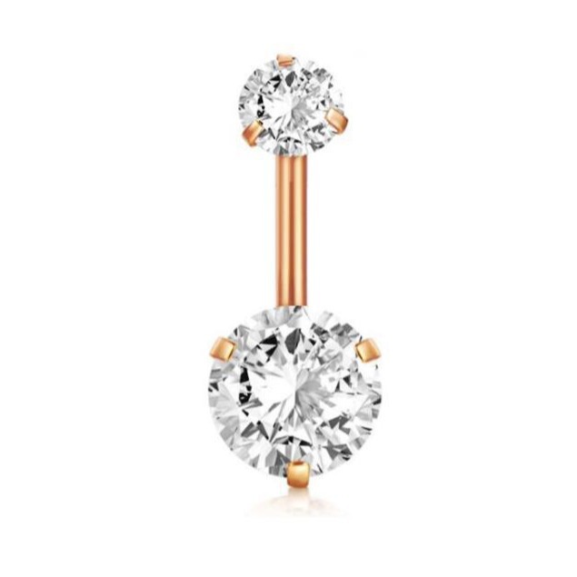 Hot Selling Diamond Ball Belly Button Ring Umbilical Piercing Jewelry 316L Surgical Steel Fashion Body Jewelry - Image 3