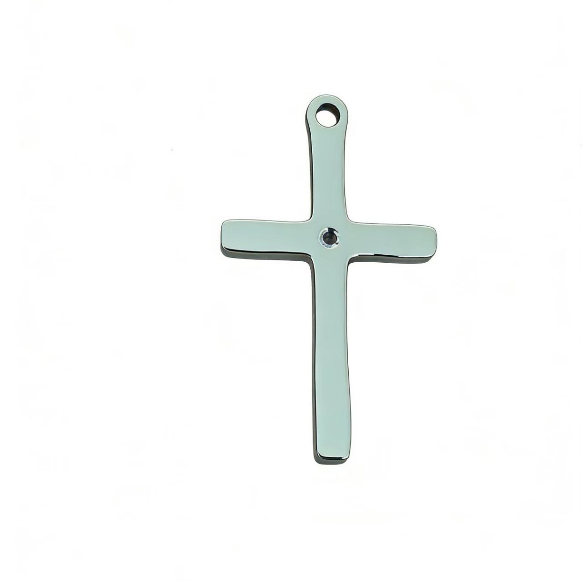 G23 Titanium Alloy Cross Pendant DIY Jewelry Threaded Single Cross Piercing Replacement Head - Image 5