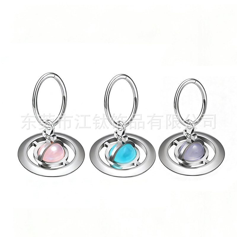 G23 Titanium Planet Pendant Earring - ASTM F136 Titanium Alloy Cartilage Stud - Image 5