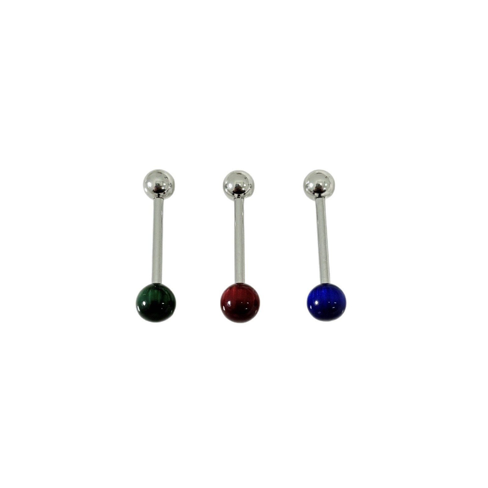 Retro Gradient Acrylic Tongue Nail Steel Titanium External Thread Tongue Barbell Hot Girl European American Punk Jewelry Multi-Color Optional - Image 5