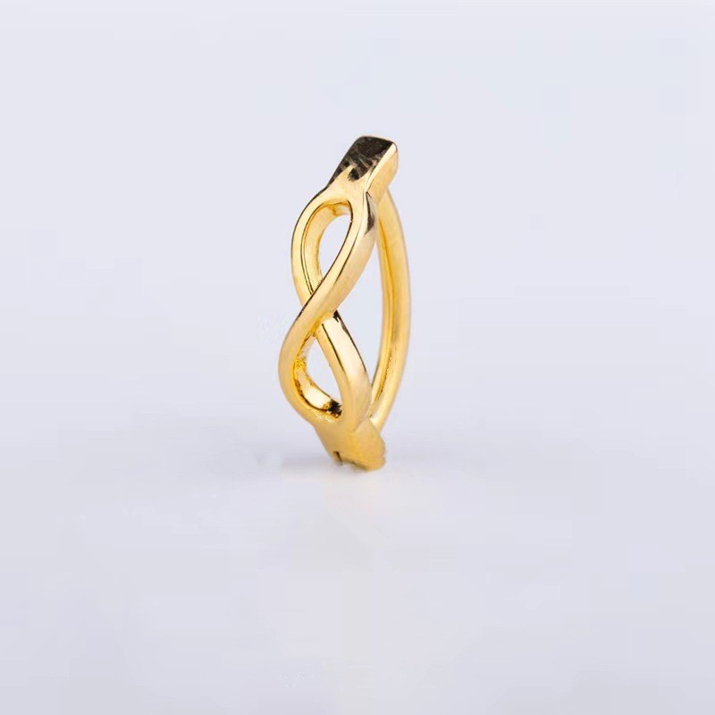 Micro-Set Zircon Half Moon Belly Button Ring Copper 2024 Summer Sexy Umbilical Jewelry - Image 3