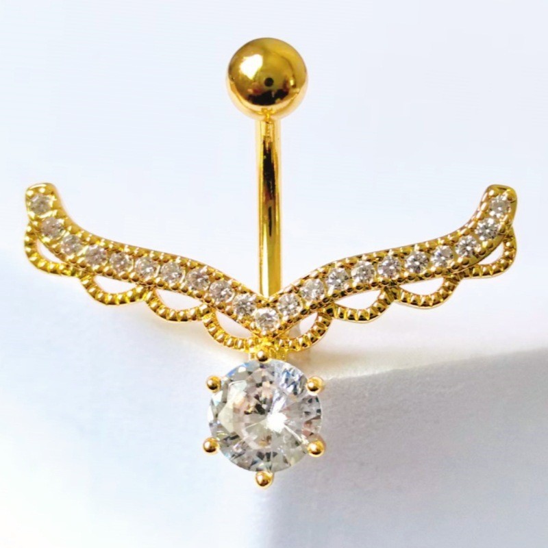 Sweet Hot Selling Antler Belly Button Ring Dangle Belly Ring Ladies Body Piercing Jewelry - Image 5