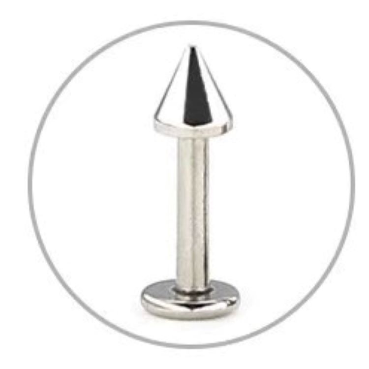 G23 Titanium 1.2mm 14mm Inner Tooth Lip Nail Rod Ball Tongue Ear Nail Body Piercing Jewelry - Image 4