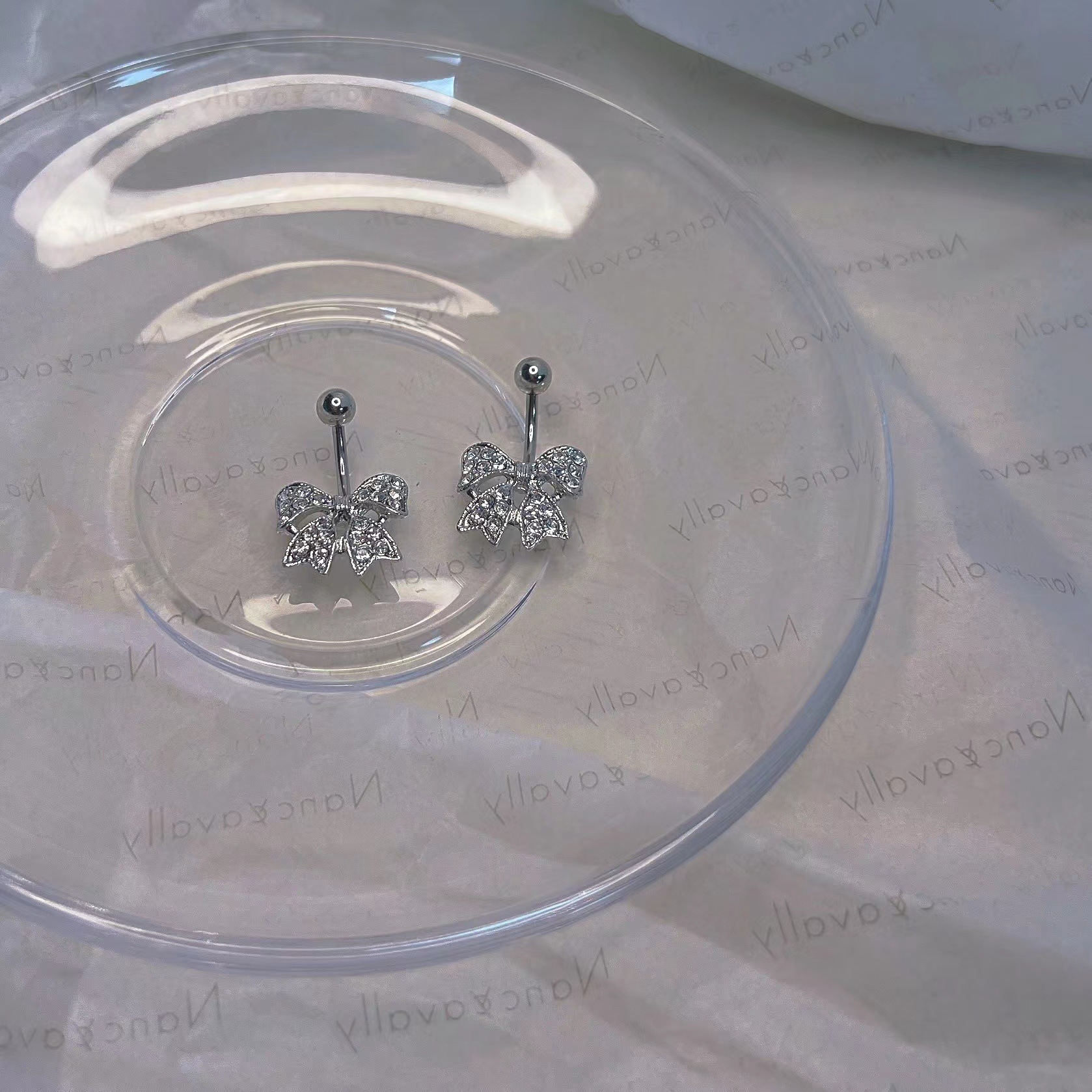 14G Belly Button Ring Stainless Steel Bow Nose Piercing Jewelry for Navel - Image 4