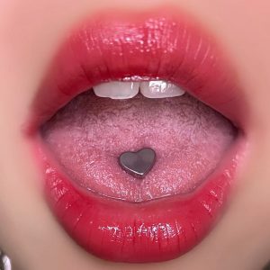 14G Tongue Nail Ring Titanium Steel Barbell European American Style Body Piercing Jewelry Wholesale