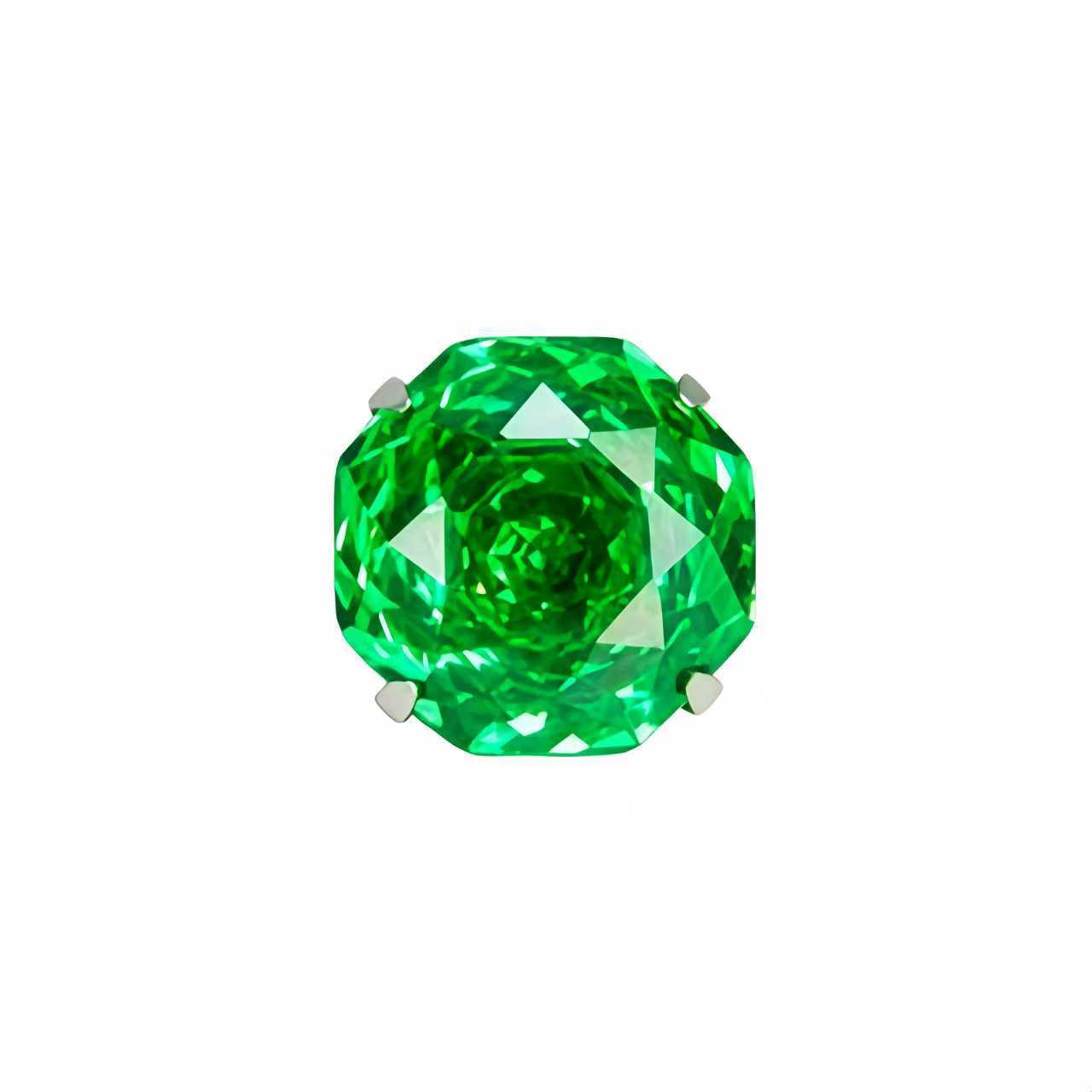 F136 Titanium Alloy Eight-Sided Rose Cut Ear Studs for Cartilage Helix Tragus Body Piercing Jewelry - Image 5