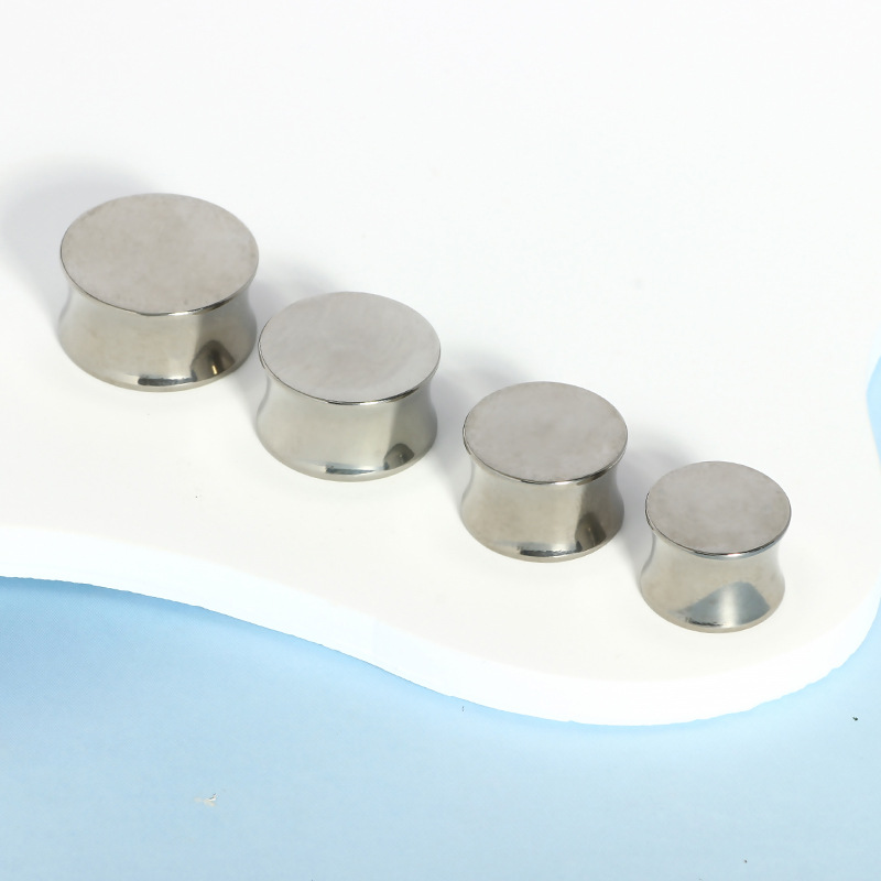 G23 Titanium Solid Waist Drum Ear Expansion Plug 2.5-20mm Auricle Body Piercing Jewelry - Image 3