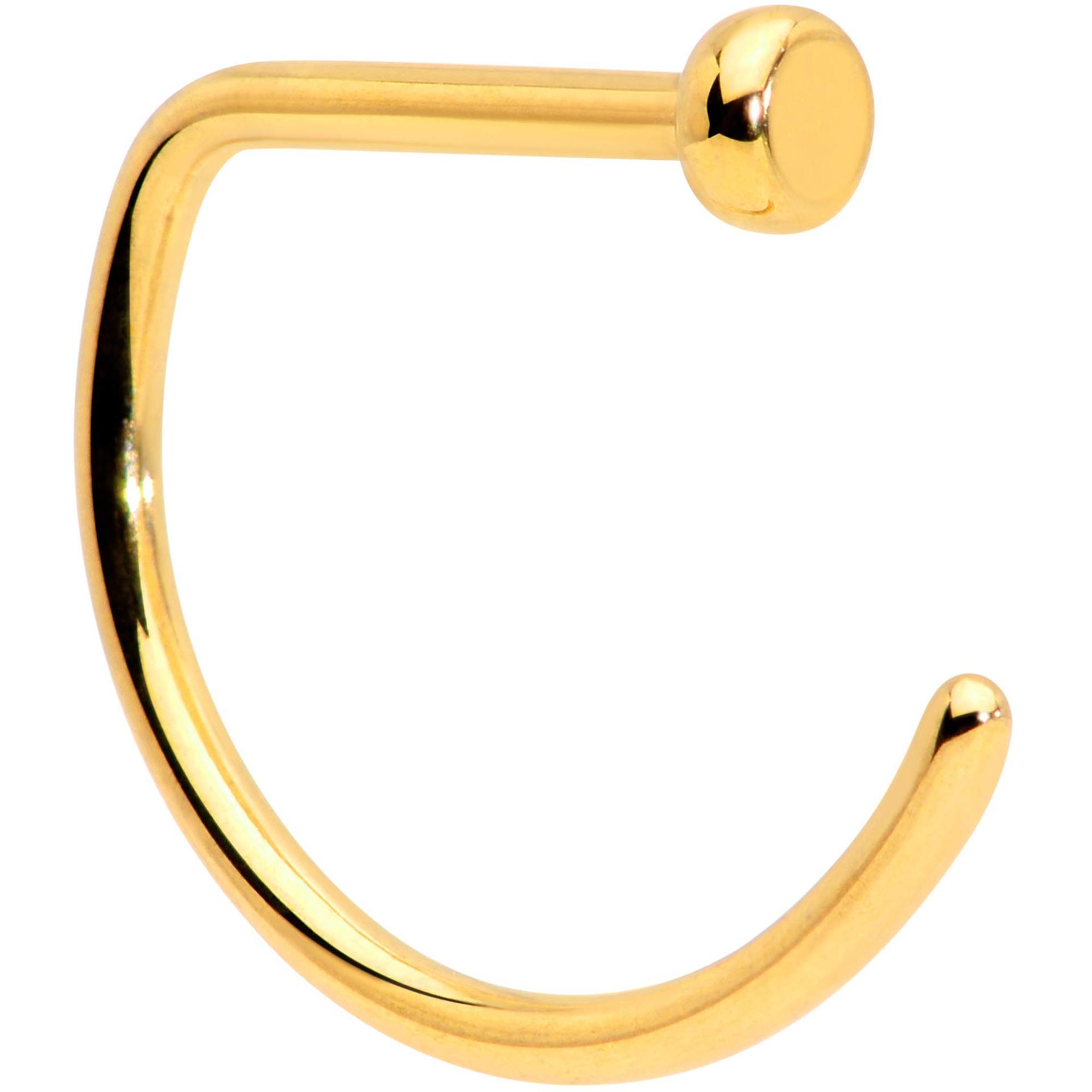 G23 Titanium D-Shaped Nose Clip - No Piercing Required, Nose Ring Clip for Non-Pierced Look - Image 5