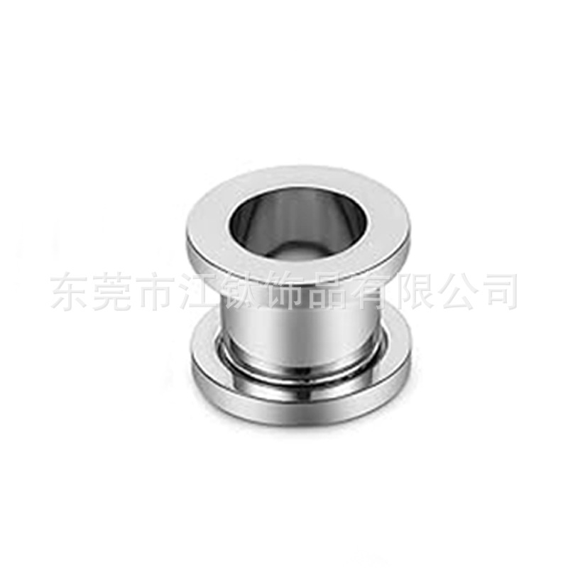 G23 Titanium Double Trumpet Ear Expanders - 12mm Ear Cartilage Piercing Jewelry for Women Men - Image 5